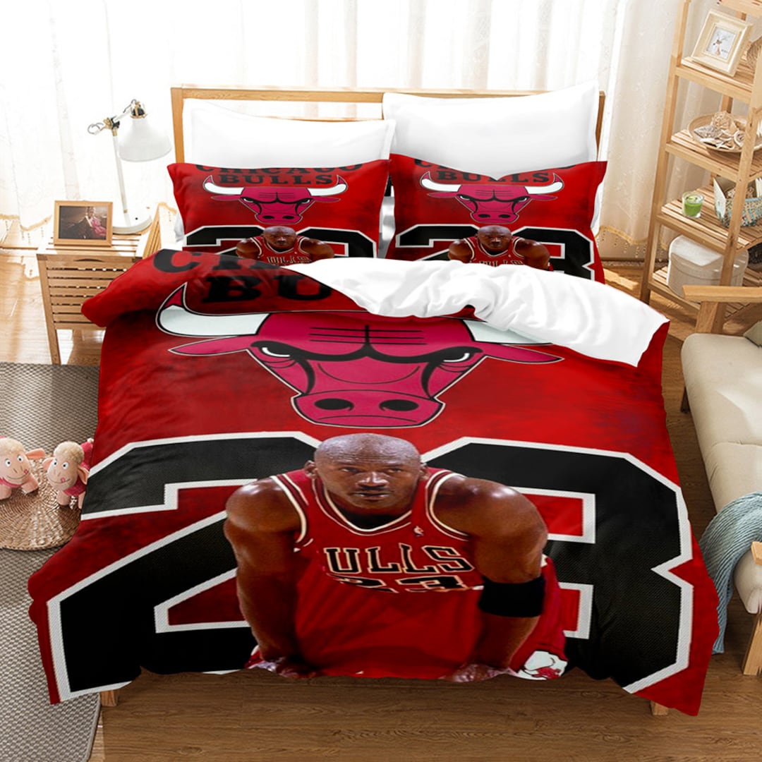 3D Printed Michael Jordan Bedding Set Duvet Cover Set With 1 Etsy