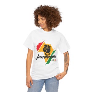 Juneteenth 1865 Unisex Heavy Cotton Tee