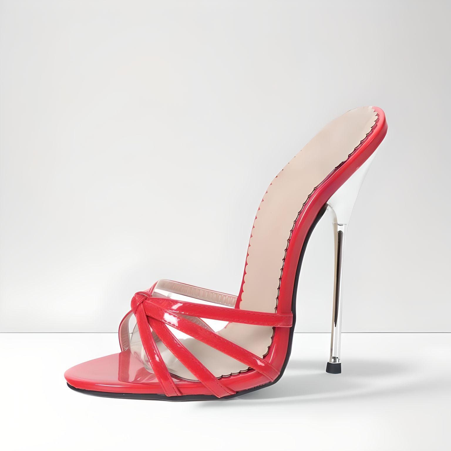Extreme high heels mules best sale
