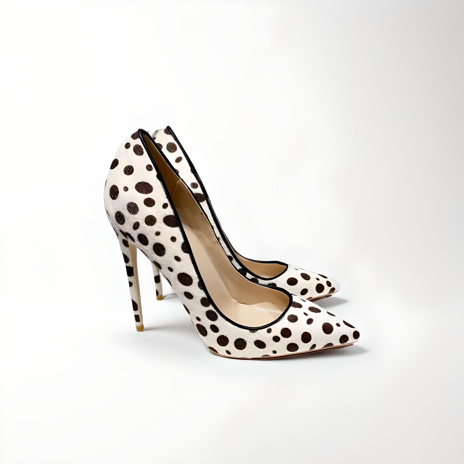 Cow print pumps clearance