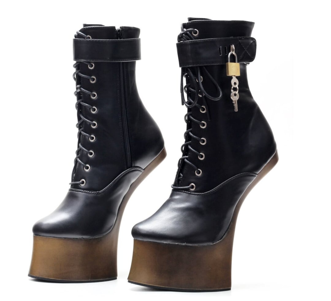 Pony Play Hoof Heel 7 Heelless Fetish Lockable Sissy Cosplay Punitive