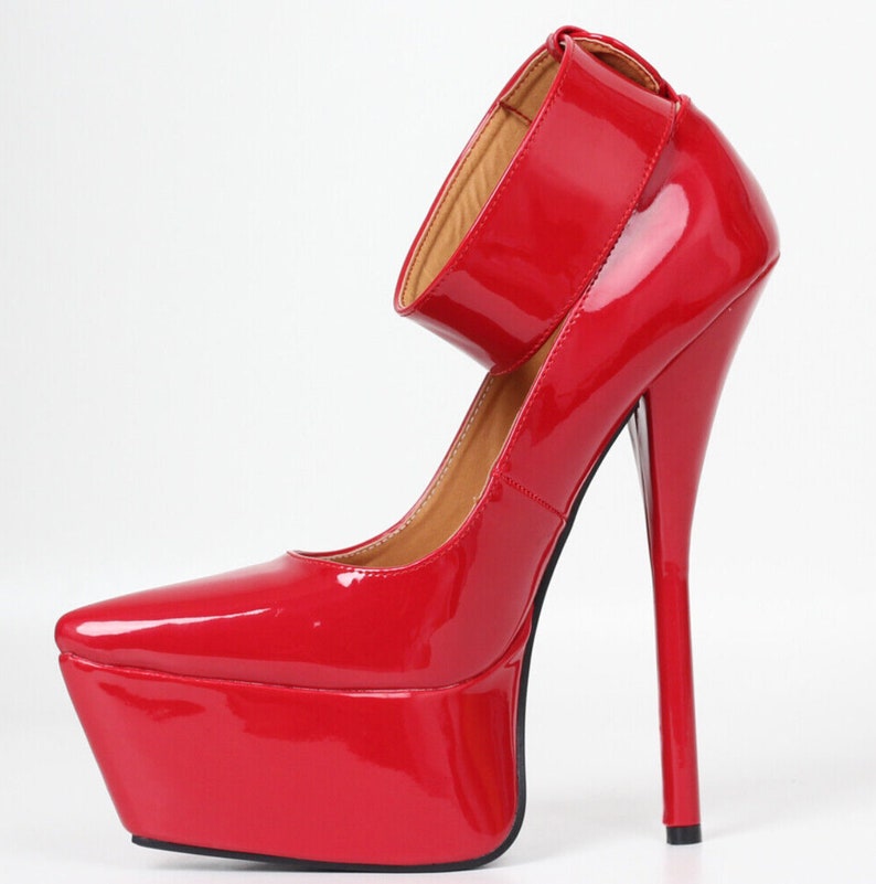 STILETTO PUMPS 1719cm High Heel Court Shoes Pointy Toe Made Etsy