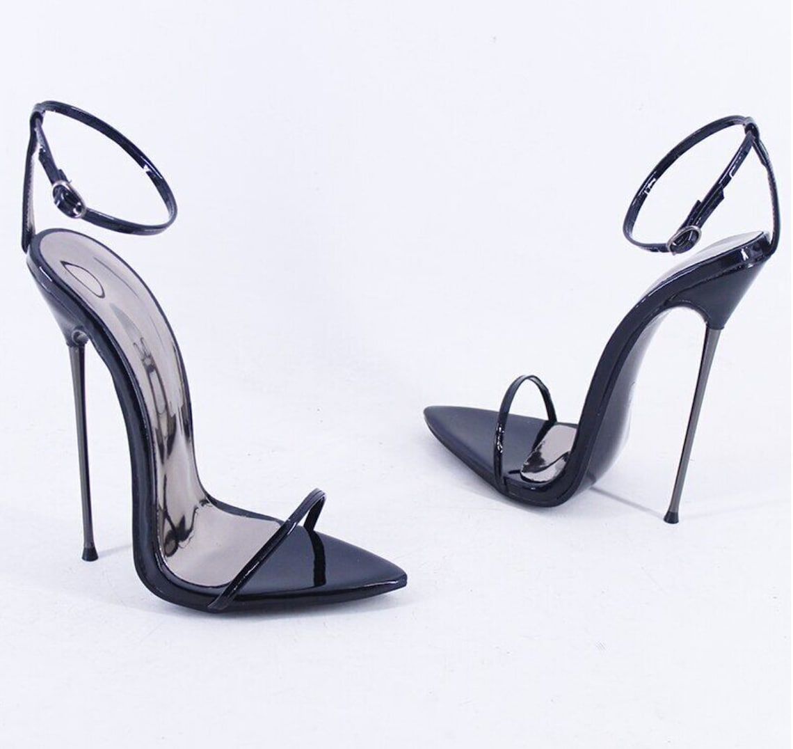 Extreme Ultra Thin Metal Stiletto Heel 13cm or 16cm Barely Etsy