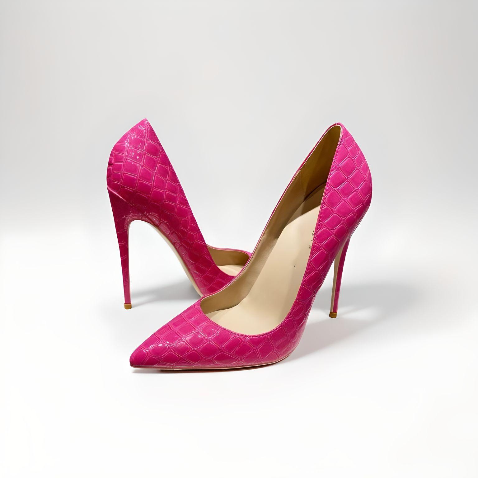 Baby pink stilettos online