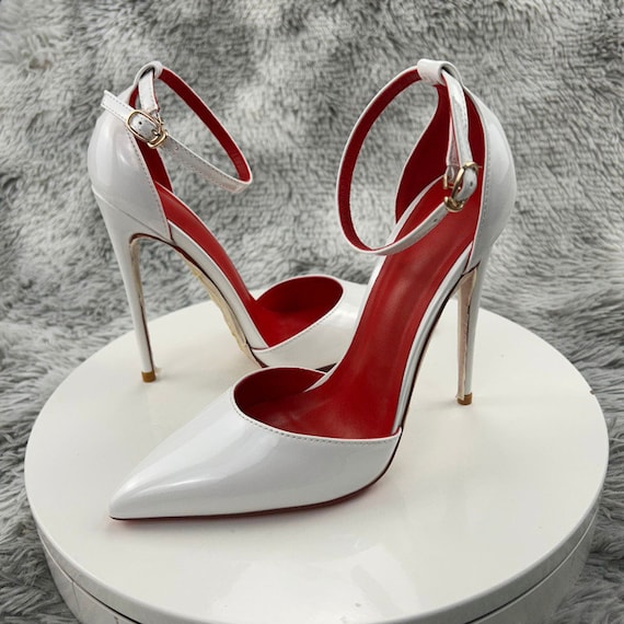 Crystal Red Bottoms Stiletto Pumps Formal Party Y2K US 