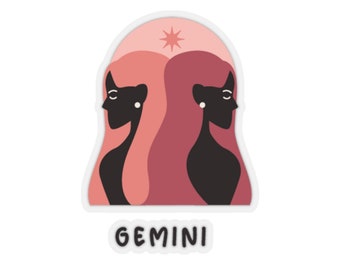 Stuck On U Gemini Horoscope  Sign Aesthetic Sticker