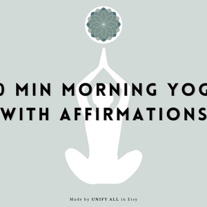Morning Yoga Asana Class Plan | with Affirmations | For Teachers and Students | PDF | eBook | Instand Download