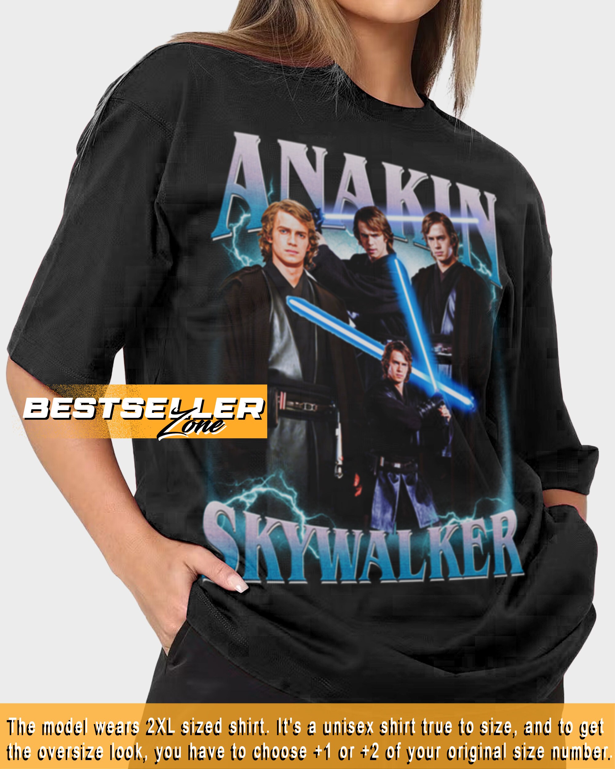 Limited Anakin Skywalker Shirt Character Movie Tshirt Bootleg - Etsy
