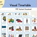 Visual Timetable Routine Classroom EYFS Home School Autism Special ...