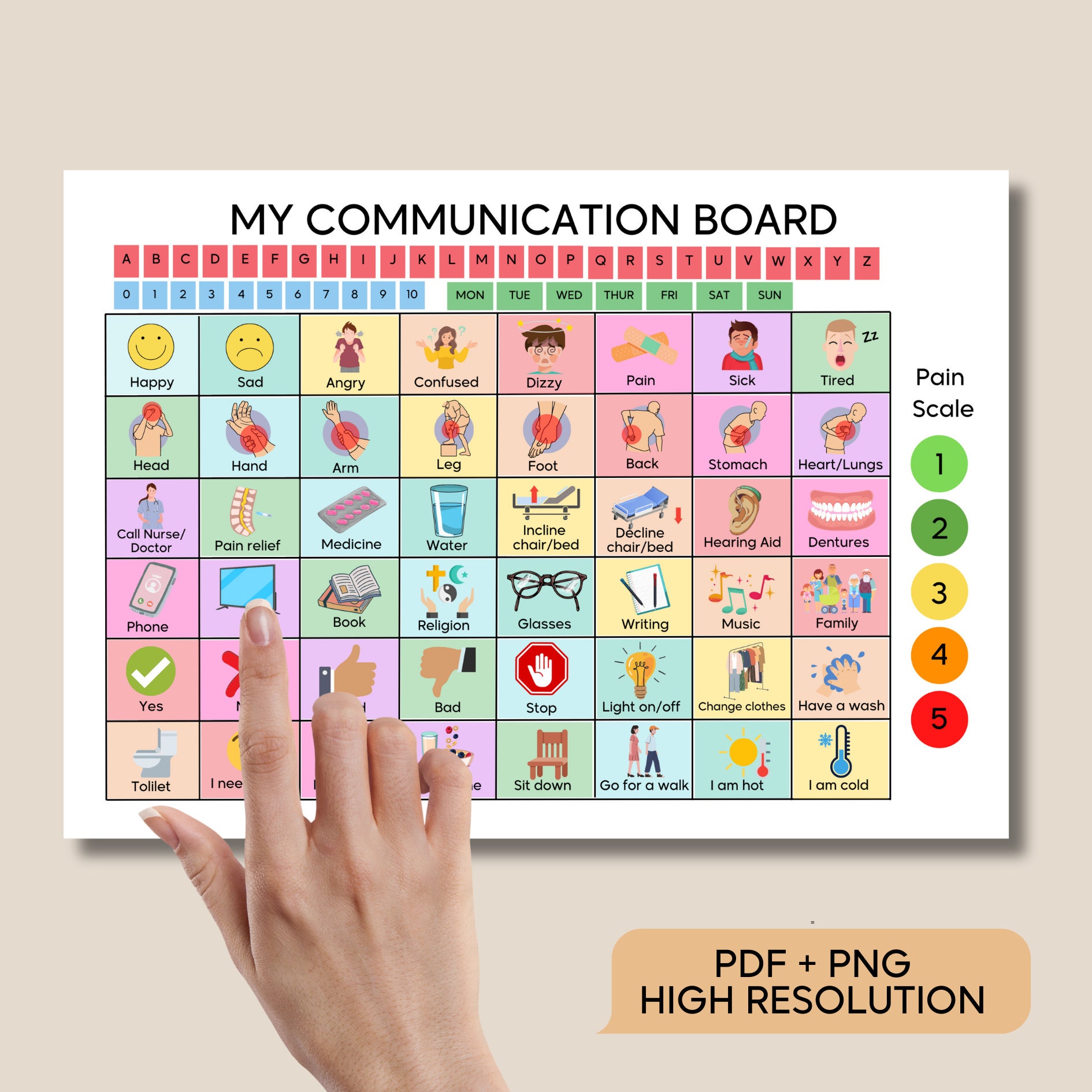 senior-hospital-communication-board-non-verbal-visual-board-adults-autism-nursing-resident-care-home-etsy for Free Printable Communication Boards For Stroke Patients Senior Hospital Communication Board Non Verbal Visual Board Adults Autism Nursing Resident Care Home - Etsy for Free Printable Communication Boards For Stroke Patients