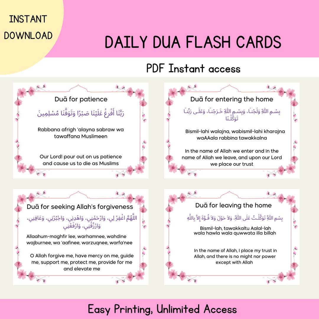 Dua Cards For Daily Dhikr Flash Cards Muslim Digital Educational Quran Dua Cards For Daily Dhikr Flash Cards Muslim Digital Educational Quran