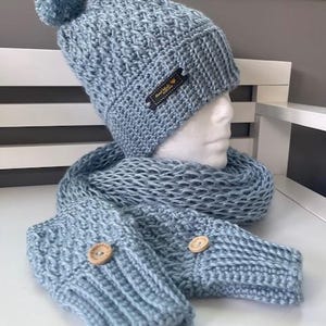 Handmade Hat, Scarf, and Gloves