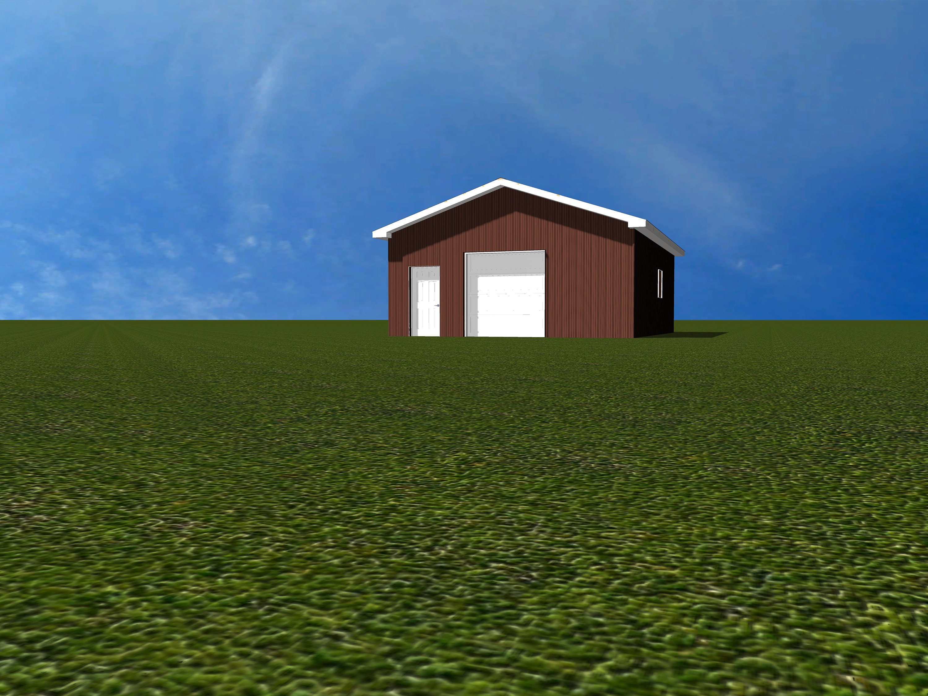 24x32 Pole Barn Plan Etsy