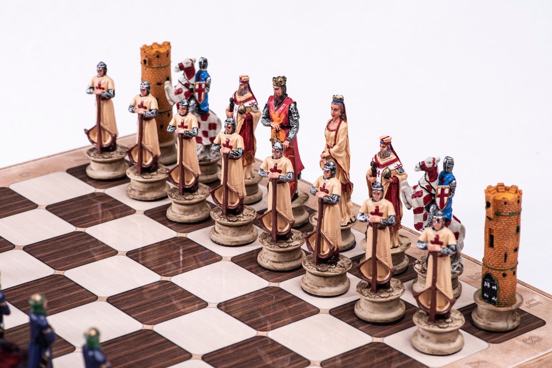 My new custom (ordered & painted) chess set - Chess Forums 