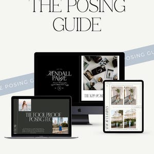 Guide de pose photo senior | Poses de photographie de portrait | Téléchargement numérique PDF