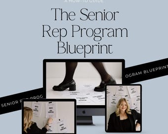Senior Rep Program Blueprint: Fotografie Marketing Guide (Canva Templates)