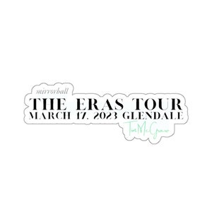 17-3-23 Glendale, AZ - TS Eras Tour verrassingsliedjes, akoestische set STICKER