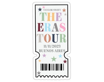 11/11/23 Buenos Aires, Argentina Eras TS Concert Ticket Sticker
