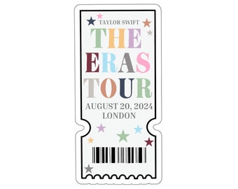 8/20/24 London, England, United Kingdom Eras TS Concert Ticket Sticker