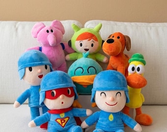 Pocoyo Plush Toys, Personalized Pato Elly Lula Barto Stuffed Animals