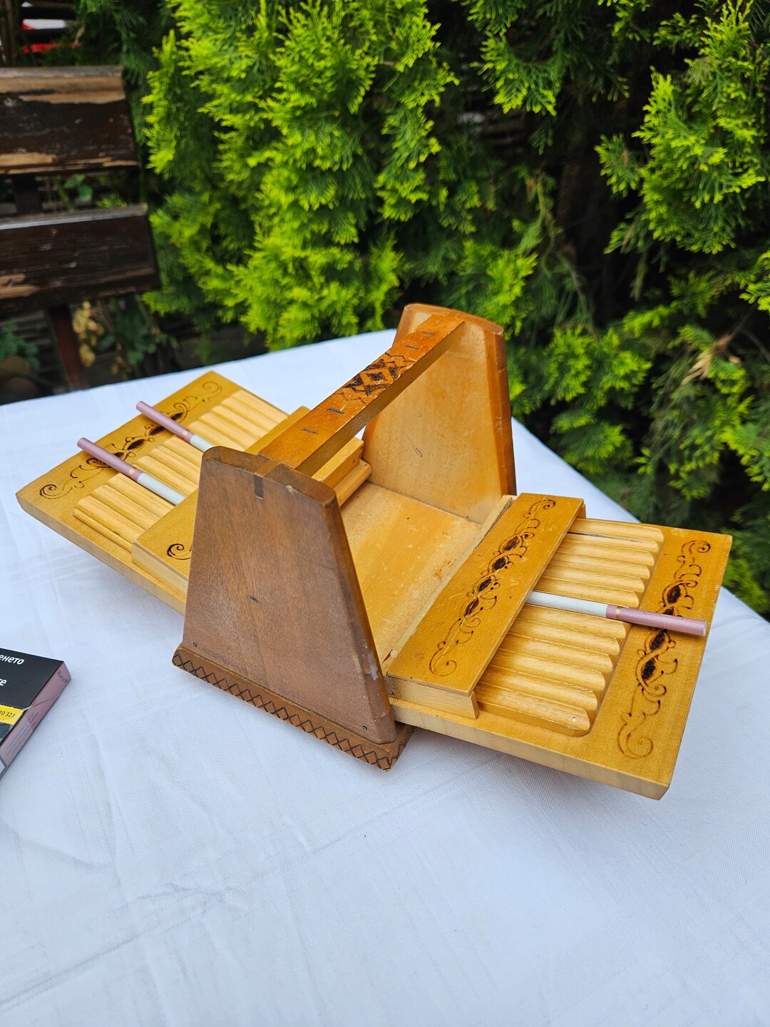 Vintage Wooden Cigarette Box Snuff Box, Cigarette Holder, Gift Idea