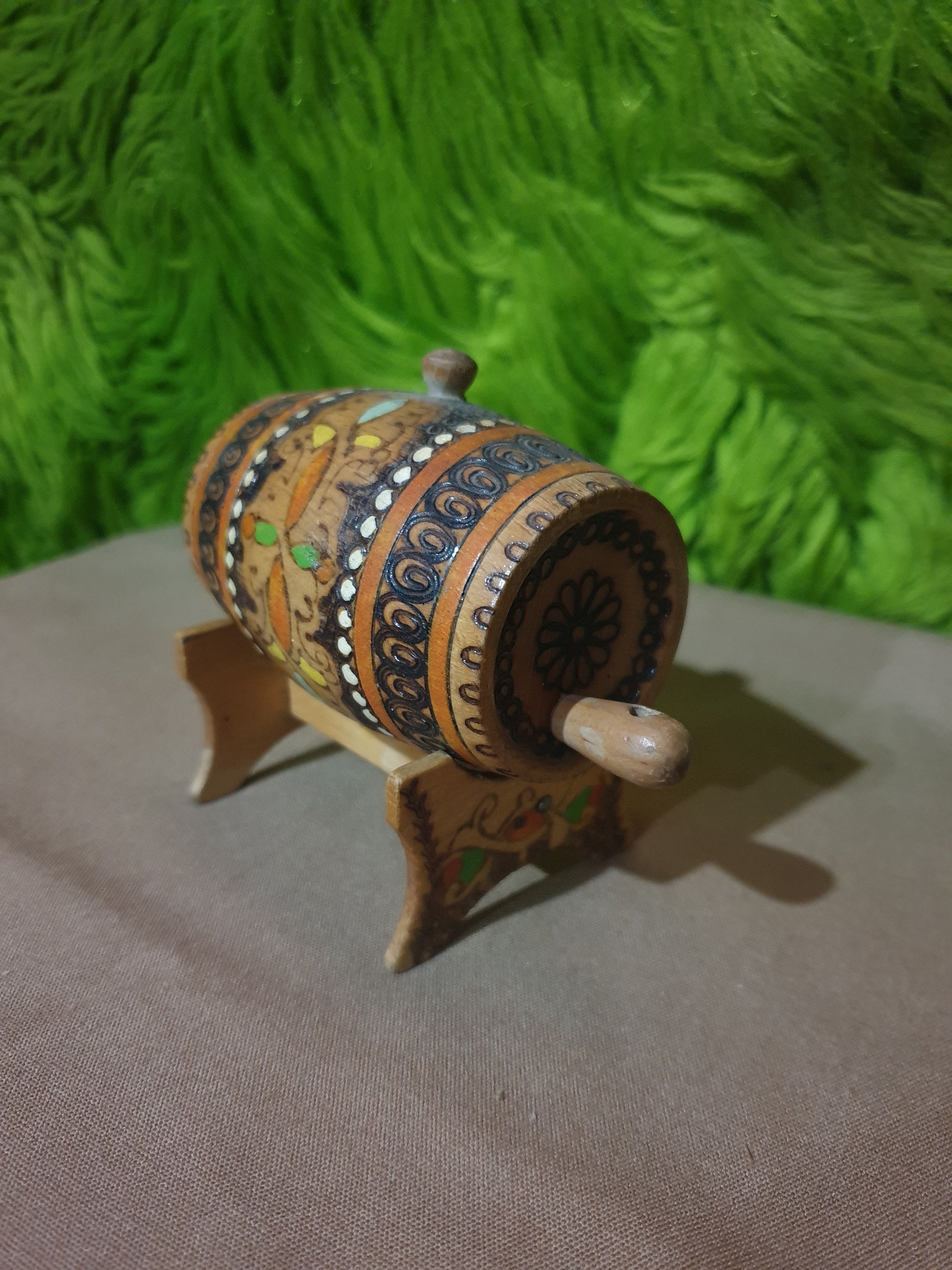 Decorative Small Wooden Barrel on Stand, Wooden Keg Etsy