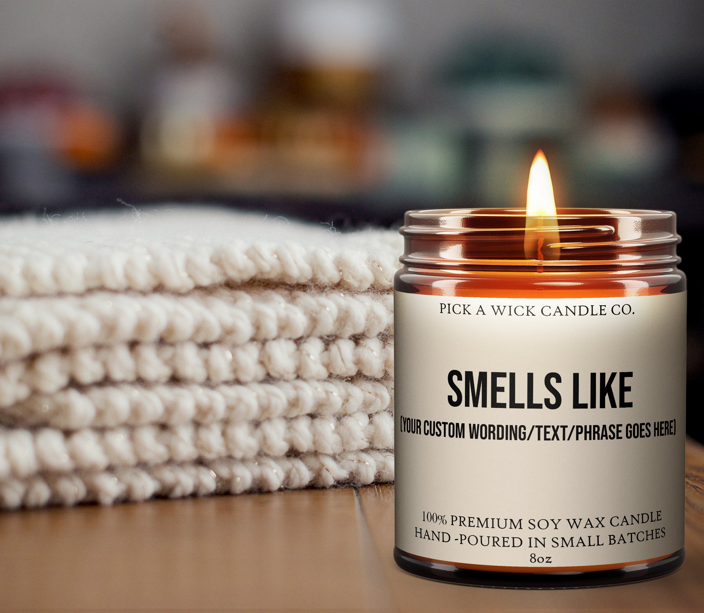 Custom candles discount