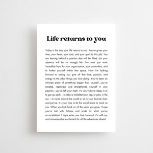 Job + Career Cards: Retirement, New Job