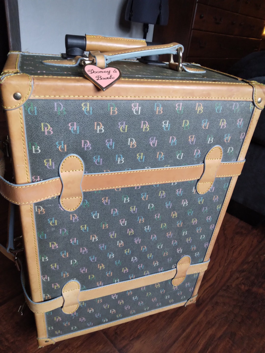 Dooney & Bourke Rolling Trunk RARE Etsy