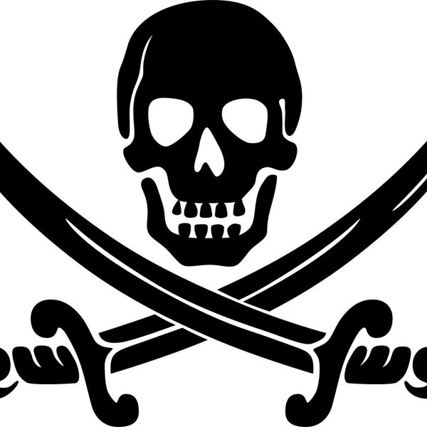 piracy jolly roger svg