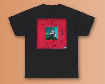 Kanye West Autograph T-Shirt - Album cover - Adidas Vultures Album Shirt - Kanye West Merch - Ye, Yeezus Merch - Rapper Tee - Music Gift