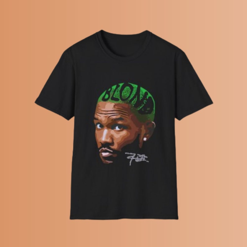 Frank Ocean Blond Face Tshirt, Hip Hop Tees, Rap Shirt, Graphic Tee, Frank Ocean Tops, Frank