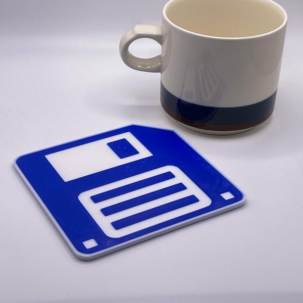 Floppy Disk Coaster Etsy