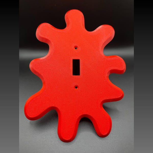 Splat Slime Light Switch Cover - 3D Printed