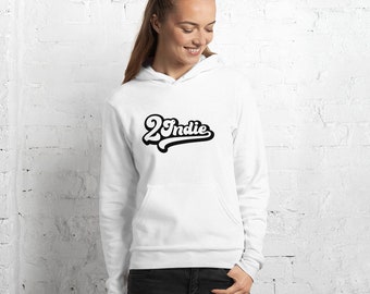 2Indie (Black & White) Unisex Hoodie