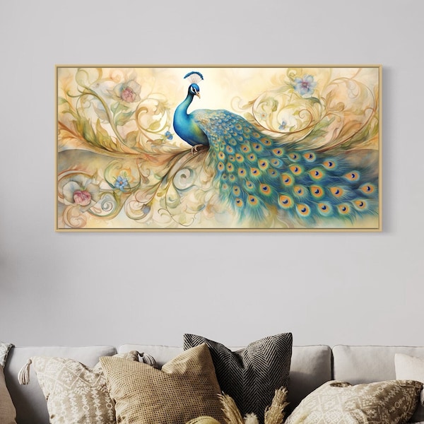 Peacock Wall Art - Etsy