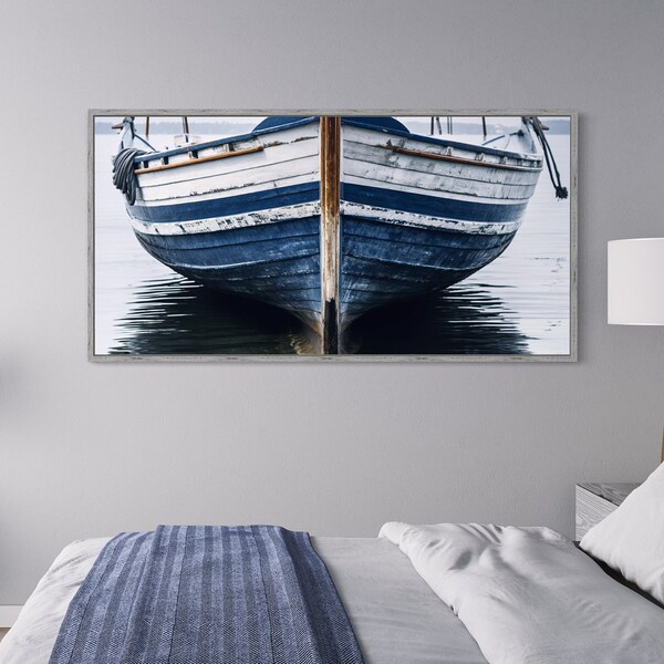 Navy Blue Nautical Wall Art - Etsy