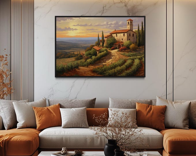 Tuscan Wall Art Framed