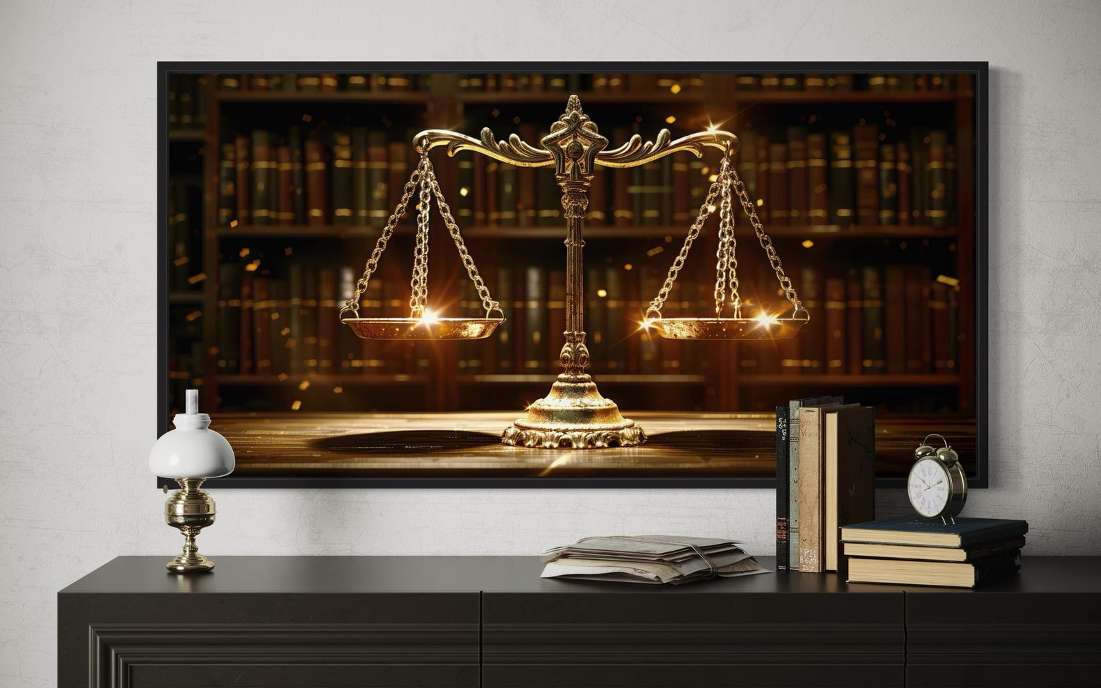 Scales of Justice Wall Art, Lawyer Gift, Lawyer Office Decor, Attorney ...