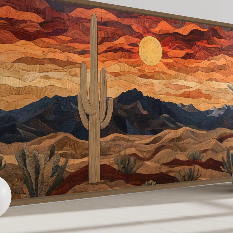 Southwestern Wood Wall Art - Etsy