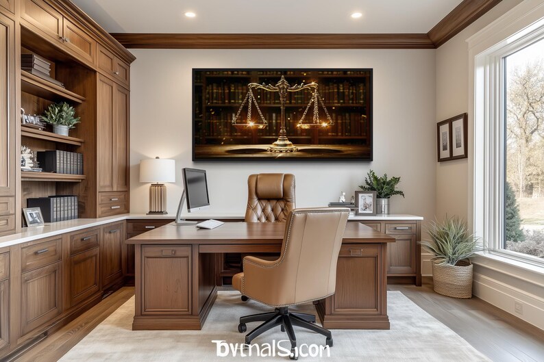 Scales of Justice Wall Art, Lawyer Gift, Lawyer Office Decor, Attorney ...