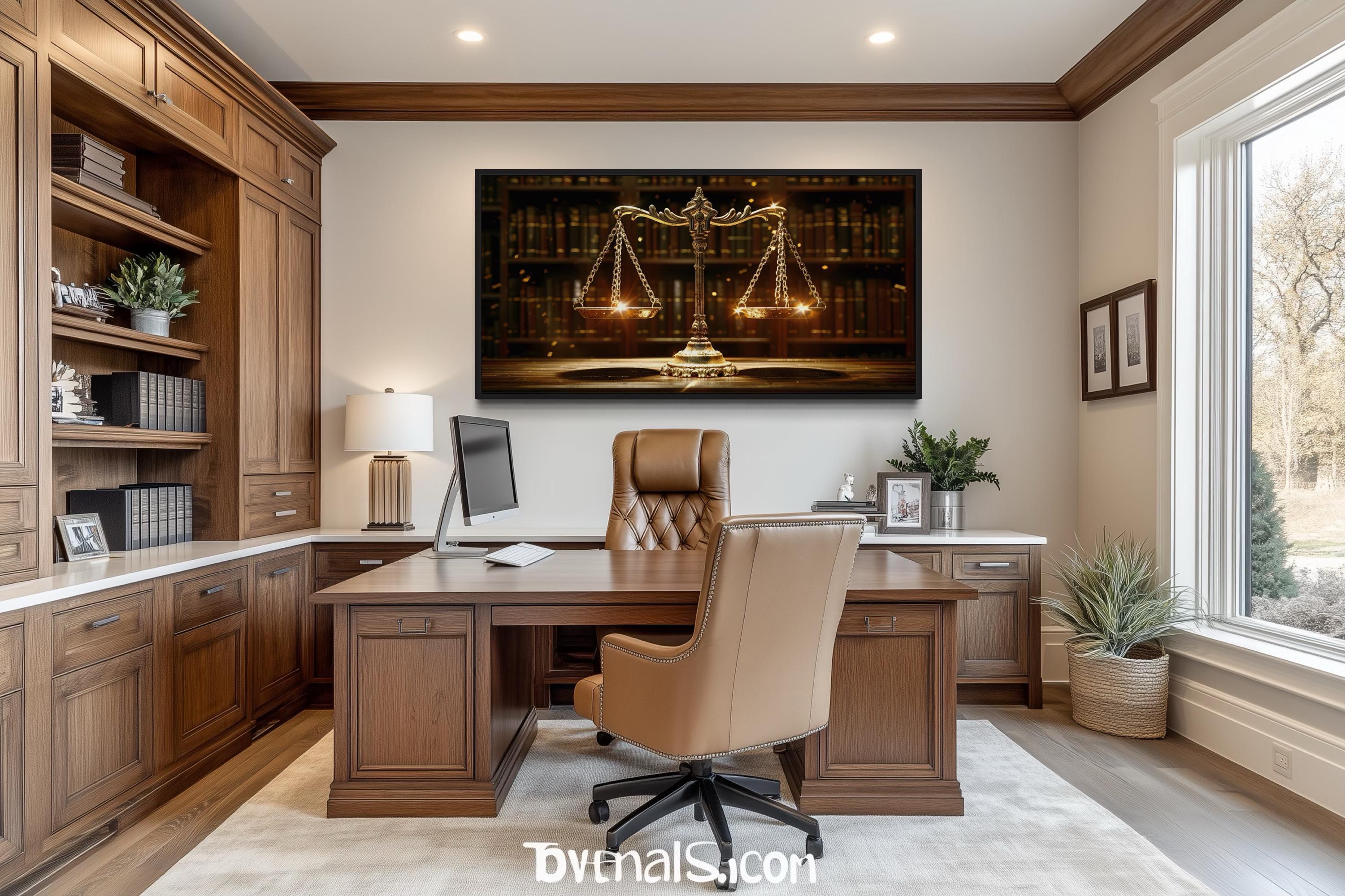 Scales of Justice Wall Art, Lawyer Gift, Lawyer Office Decor, Attorney ...
