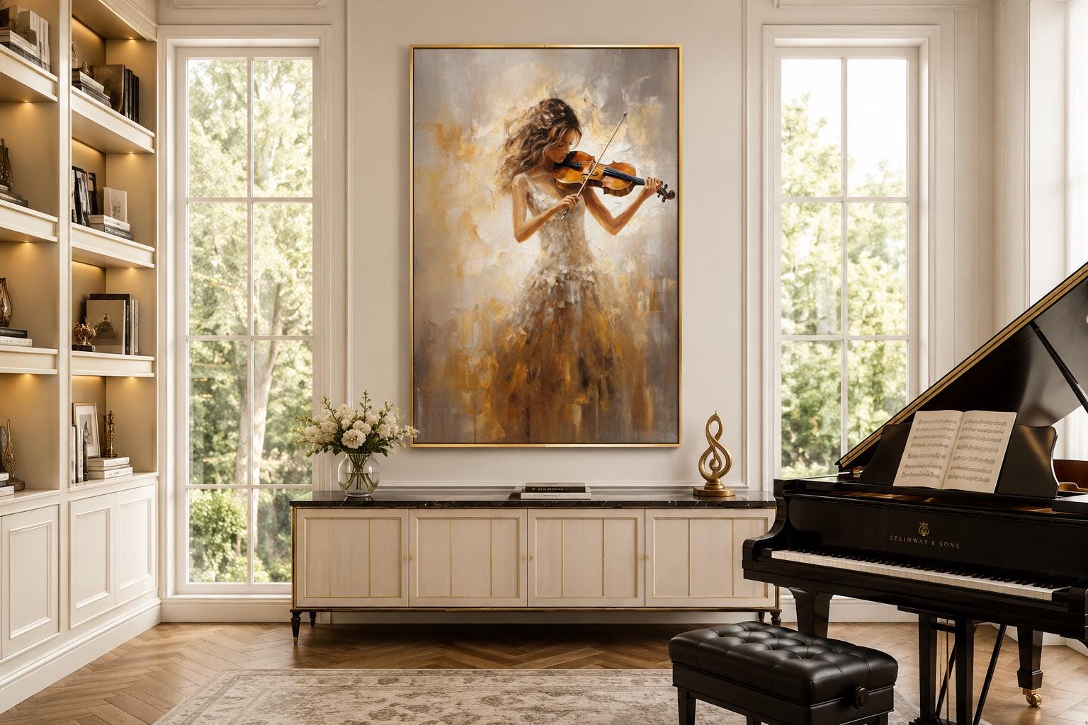 Violinist Painting - Etsy Hong Kong