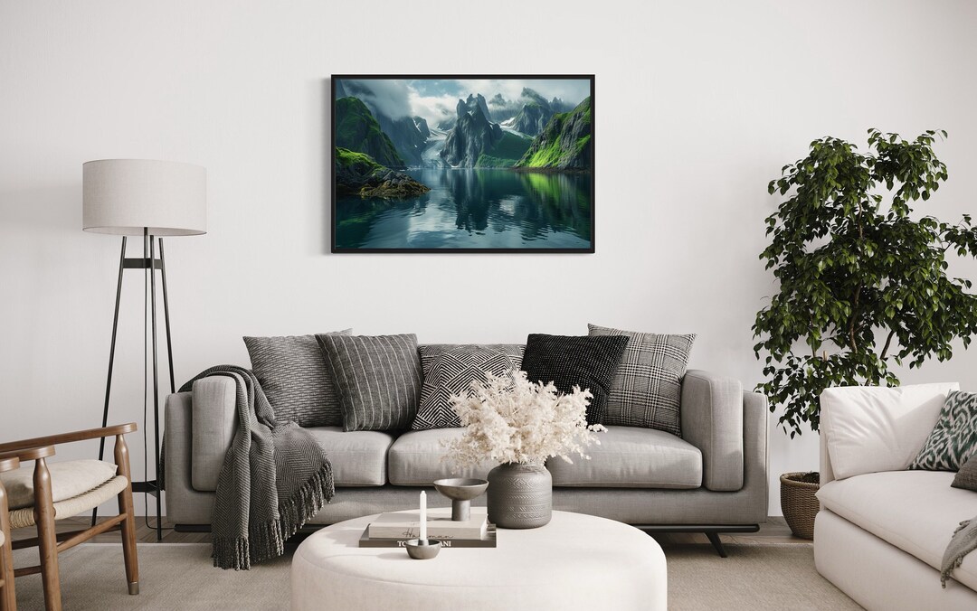 Kenai Fjords National Park Wall Art Alaska Landscape Photo Style ... - Fjord-Inspired Wall Decor For Apartments