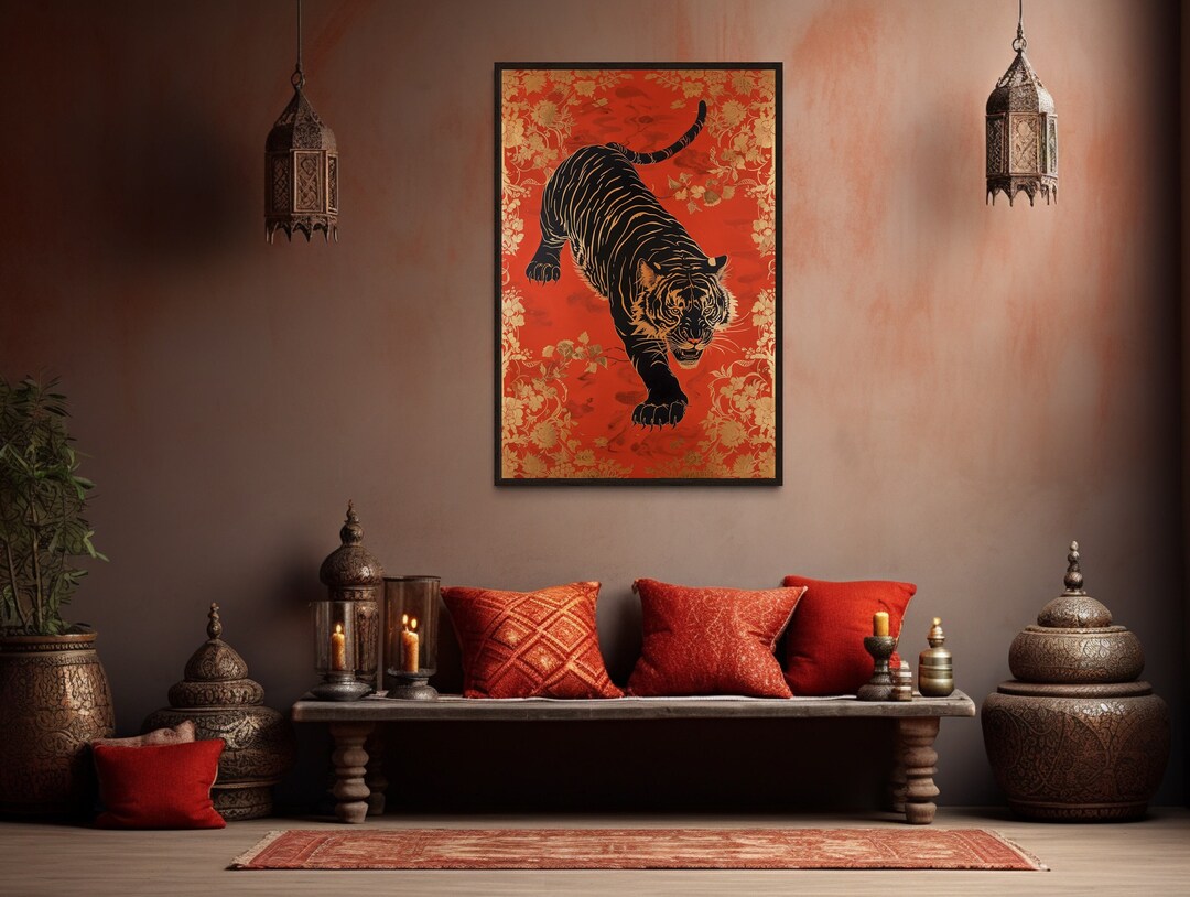 Singhpo Artwork Wall Decor Red main image 0