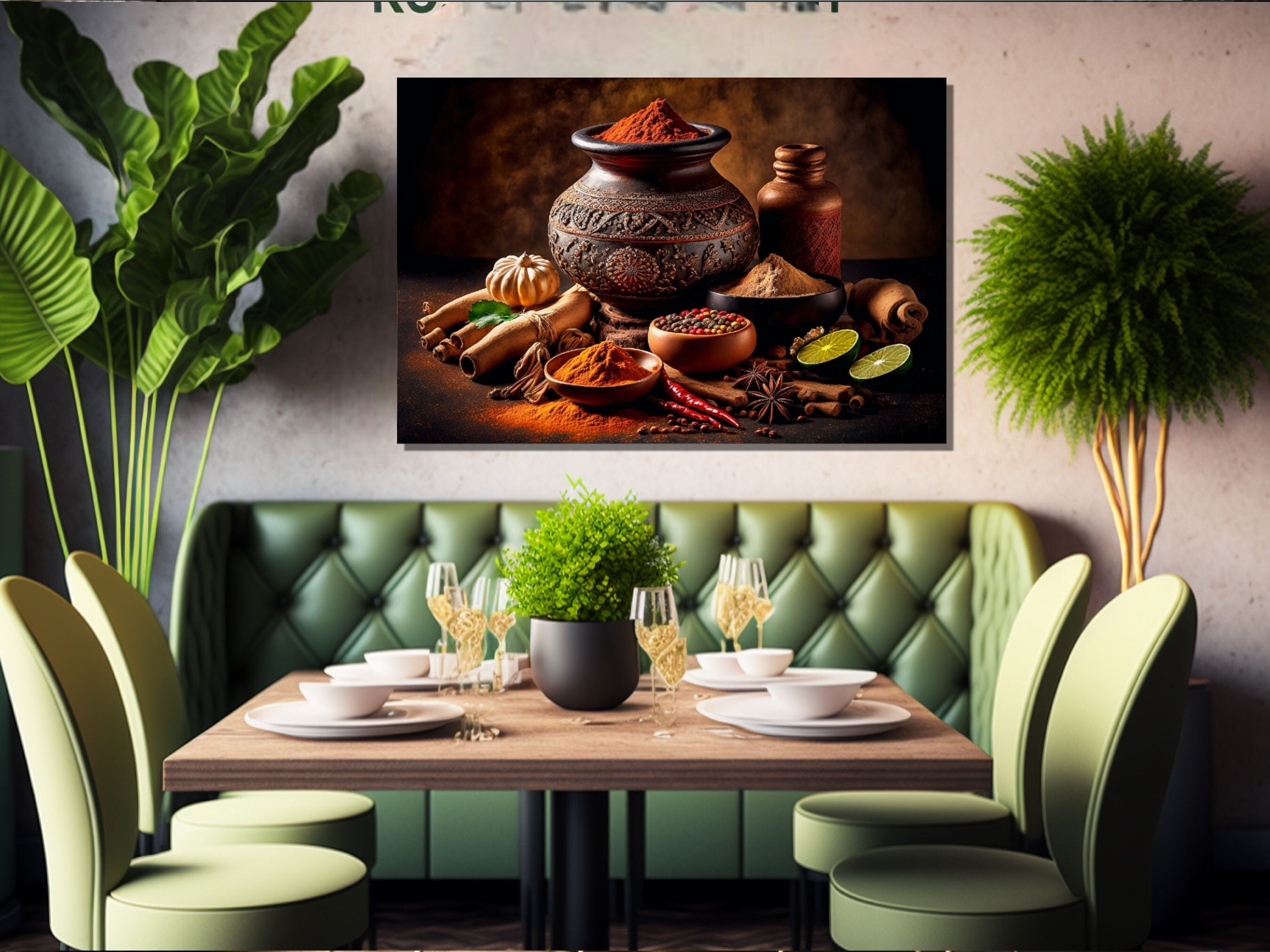 Share more than 158 indian restaurant wall decor vova.edu.vn