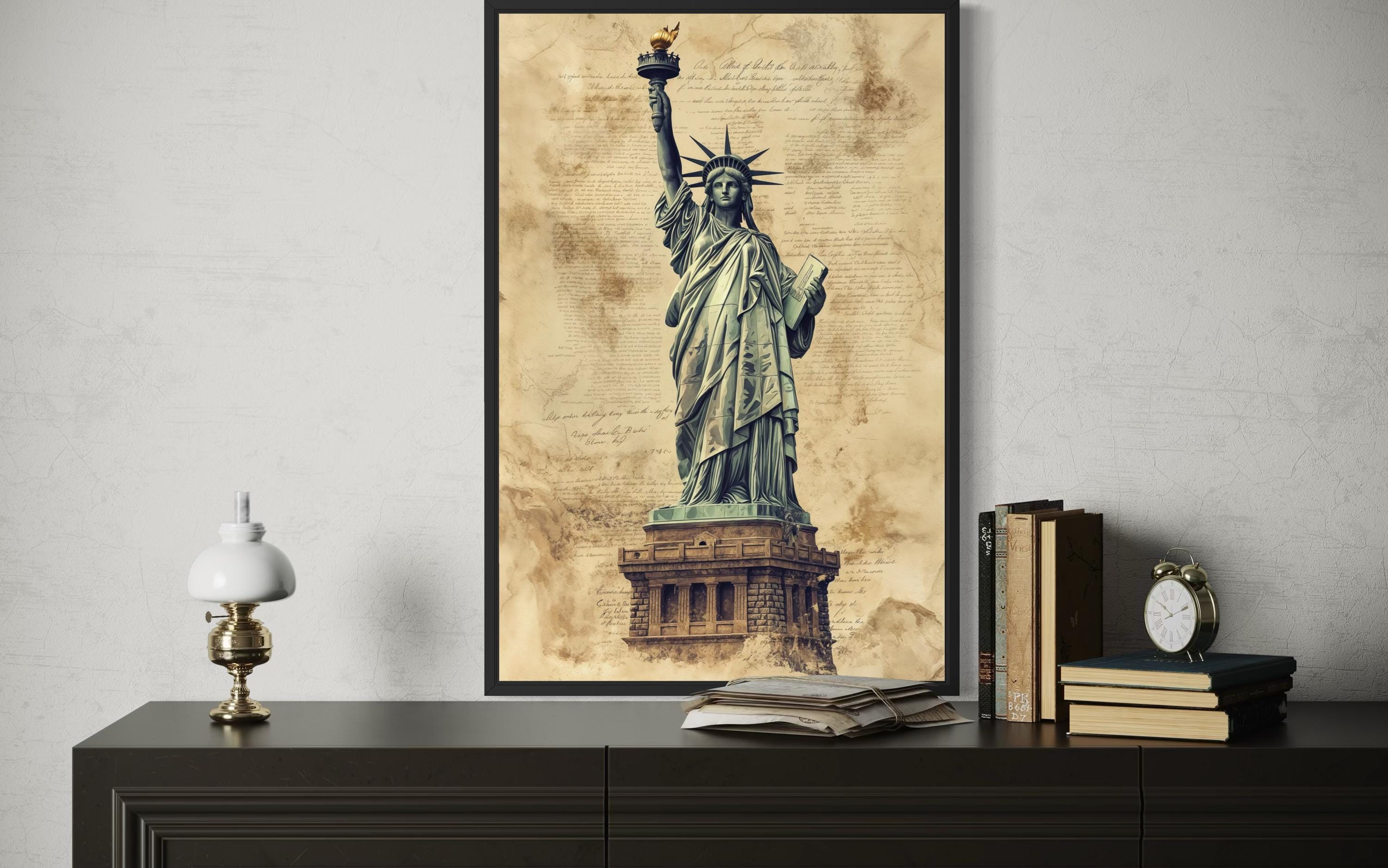 Statue of Liberty Antique - Etsy Canada
