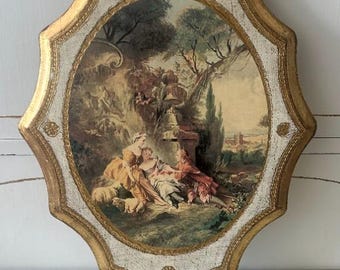 Vintage Florentine Italy Wall Decor