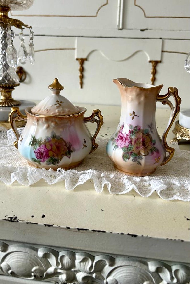 Antique Sugar And Creamer Sets