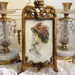 Antique Brass Victorian Picture Frame - Etsy